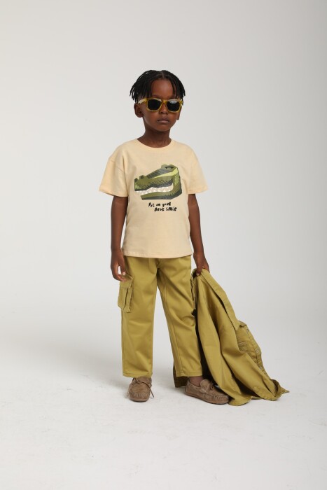 Erkek Çocuk Gömlek 1-4 Yaş 2597 Fıstık Yeşil - 4