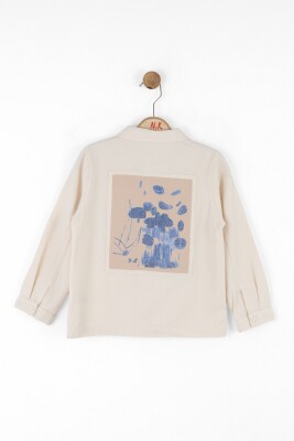 Erkek Çocuk Gömlek 4-8 Yaş 48508 Krem - 3