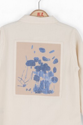 Erkek Çocuk Gömlek 4-8 Yaş 48508 Krem - 4