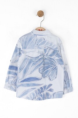 Erkek Çocuk Gömlek 1-4 Yaş 48606 Mavi - 2