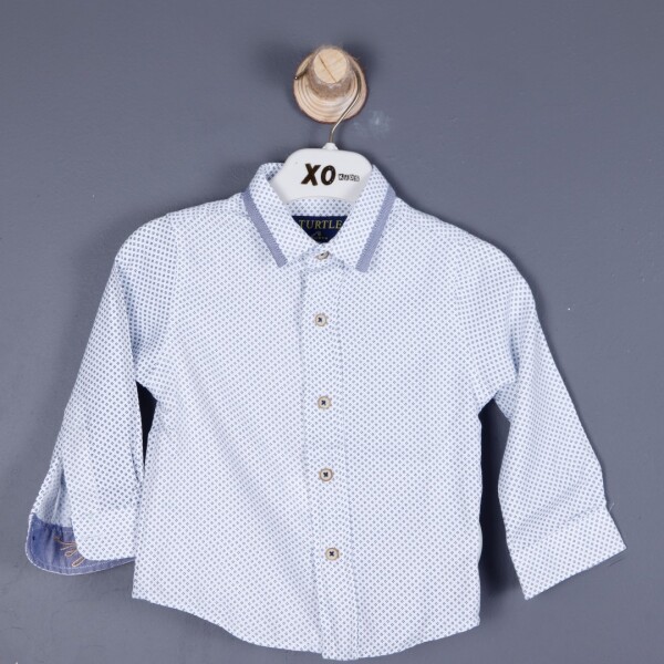 Erkek Gömlek 6ay - 5yaş Beyaz - Siyah 