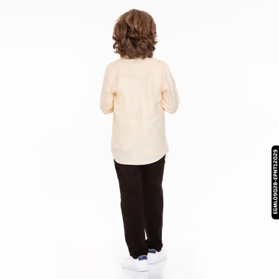 Erkek Rodos Gömlek 8-14 Yaş 44339 Egml09028 Sarı - 3