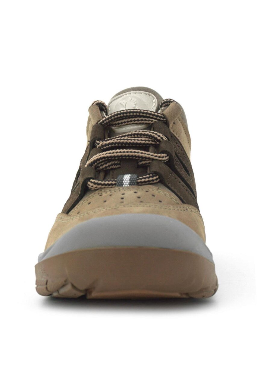 Rakerplus Hakiki Deri Vizon Kahverengi Bağcıklı Çocuk Outdoor Ayakkabı - 4