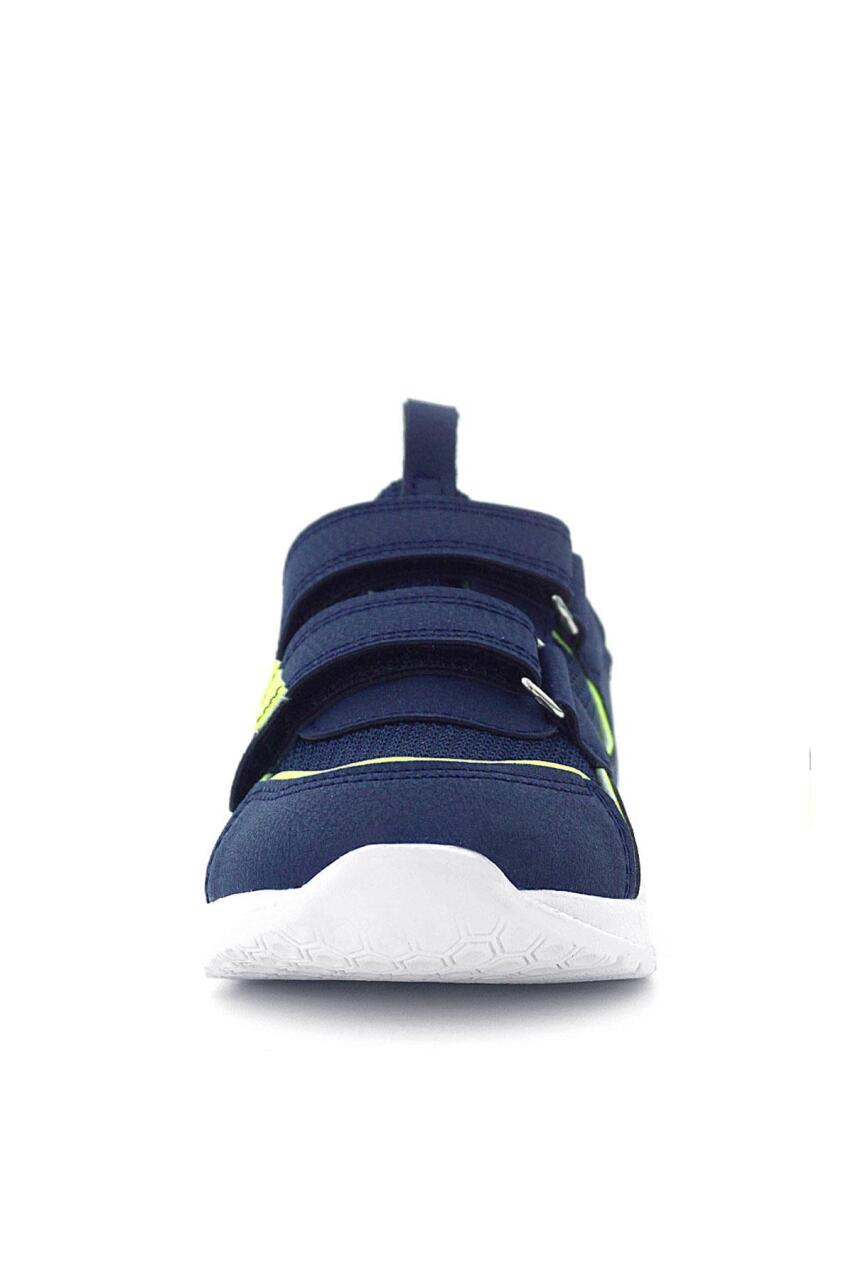 Rakerplus Lacivert Sarı Cırt Cırtlı Erkek Çocuk Spor Ayakkabı - 4