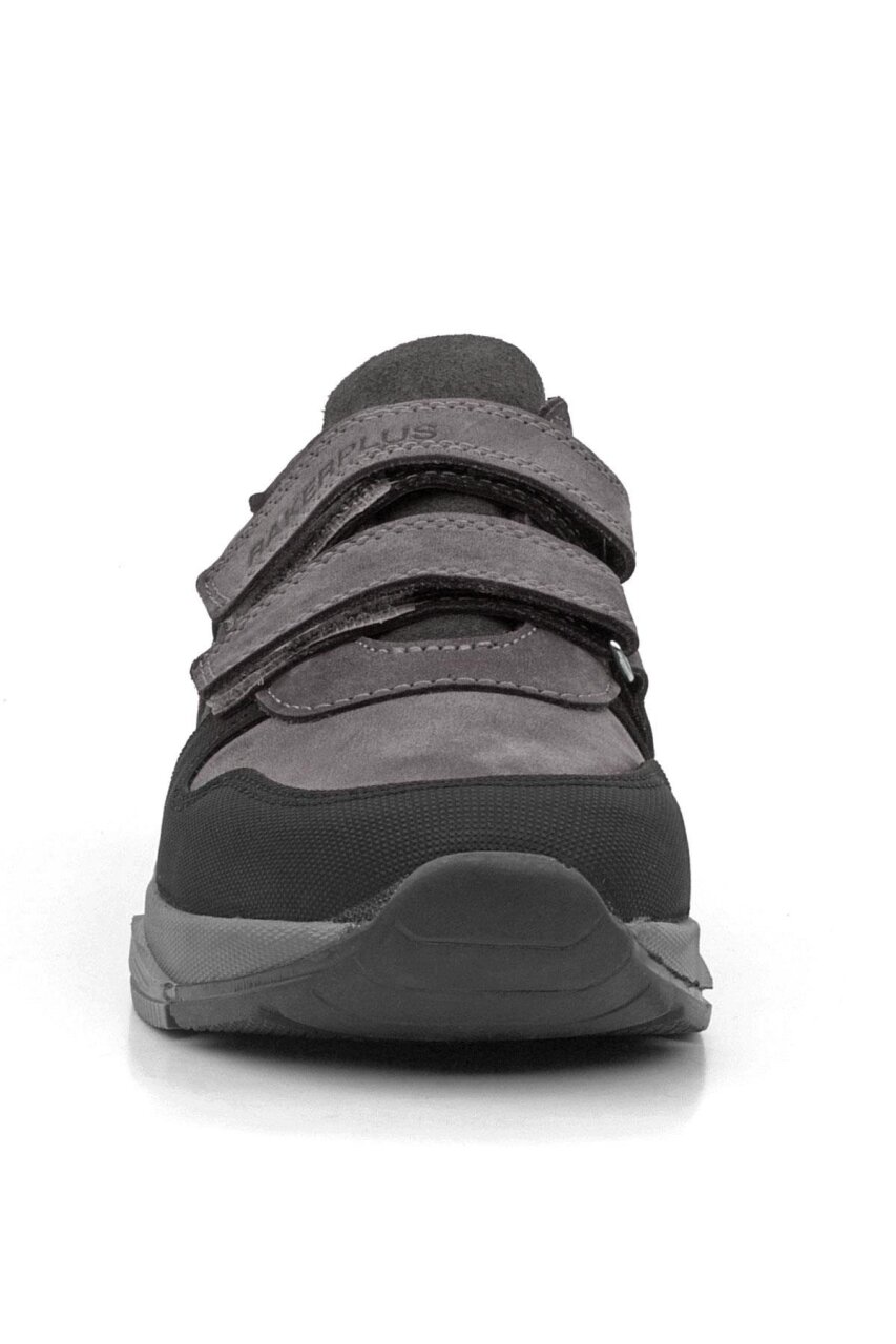Rakerplus Hakiki Deri Gri Çocuk Sneakers Spor Ayakkabı - 4
