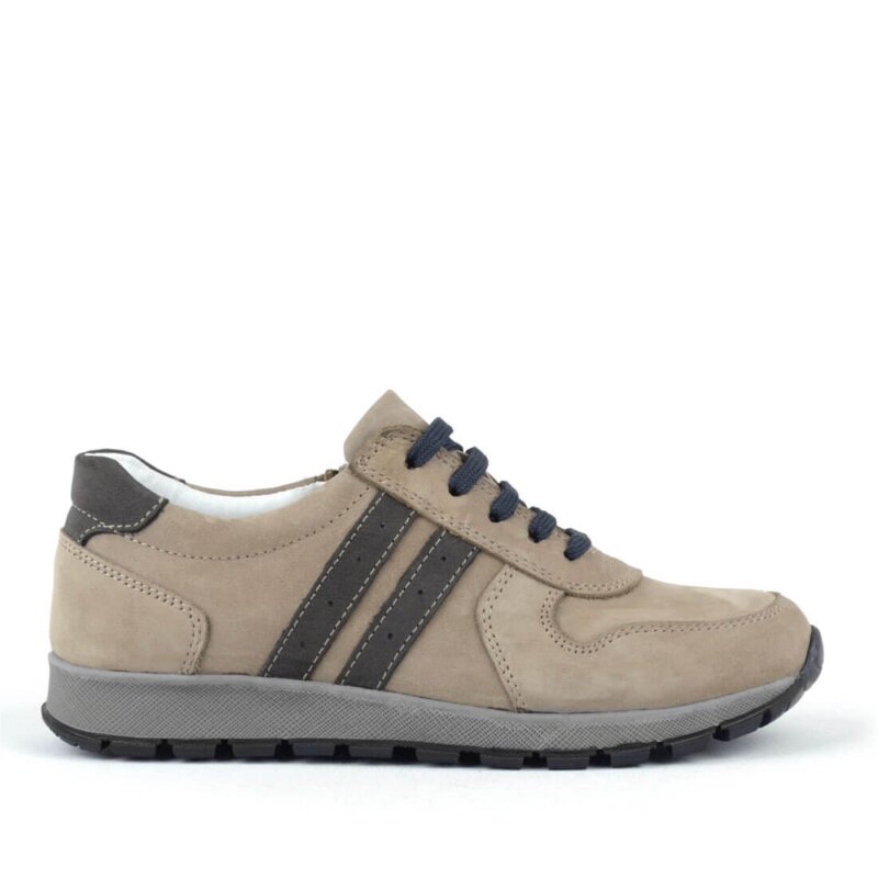 Rakerplus Deri Kum Rengi Fermuarlı Spor Ayakkabı Sneaker - 2