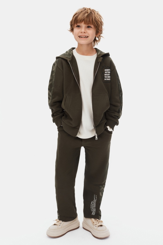 Erkek Çocuk Hırka 8-14 Yaş 49308 Haki - 2