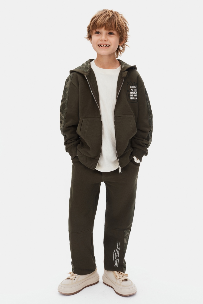 Erkek Çocuk Hırka 8-14 Yaş 49308 Haki - 2
