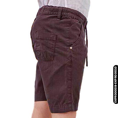 Erkek Çocuk Pamuklu Beli Lastikli Regular Bermuda Şort 9-13 Yaş 395338 Ekpr00010 Koyu Kırmızı - 12