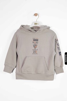 Erkek Çocuk Kapşonlu Sweatshirt 3-8 Yaş 10829 - 132