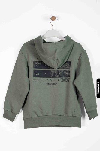 Erkek Çocuk Kapşonlu Sweatshirt 3-8 Yaş 10830 - 128