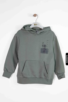 Erkek Çocuk Kapşonlu Sweatshirt 3-8 Yaş 10830 - 132