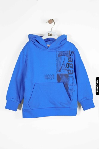 Erkek Çocuk Kapşonlu Sweatshirt 3-8 Yaş 10832 - 127