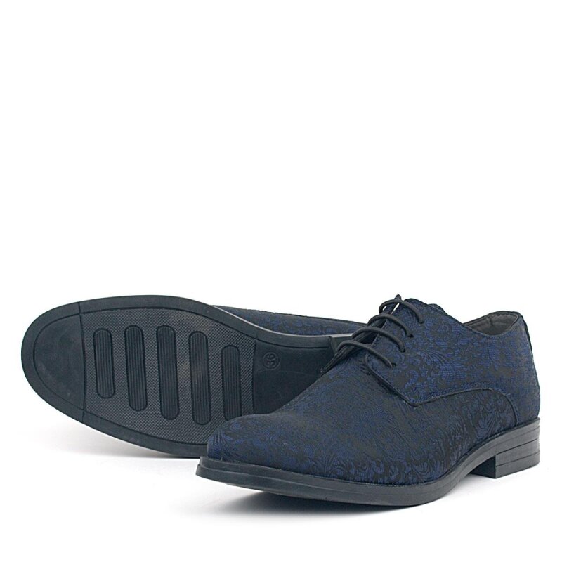 Rakerplus Lacivert Takım Elbise Klasik Çocuk Ayakkabı - 4