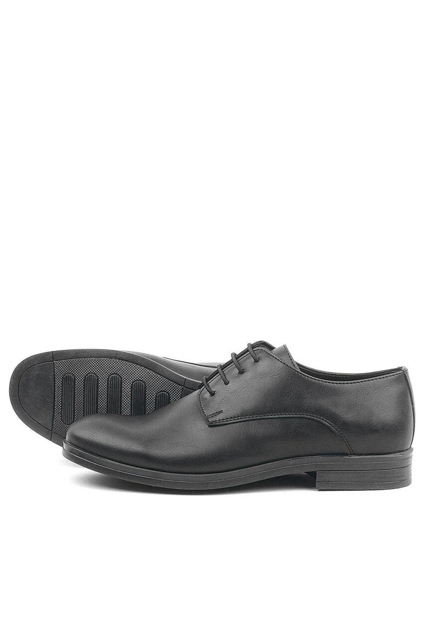 Rakerplus Siyah Mat Bağcıklı Oxford Çocuk Okul Ayakkabısı - 6