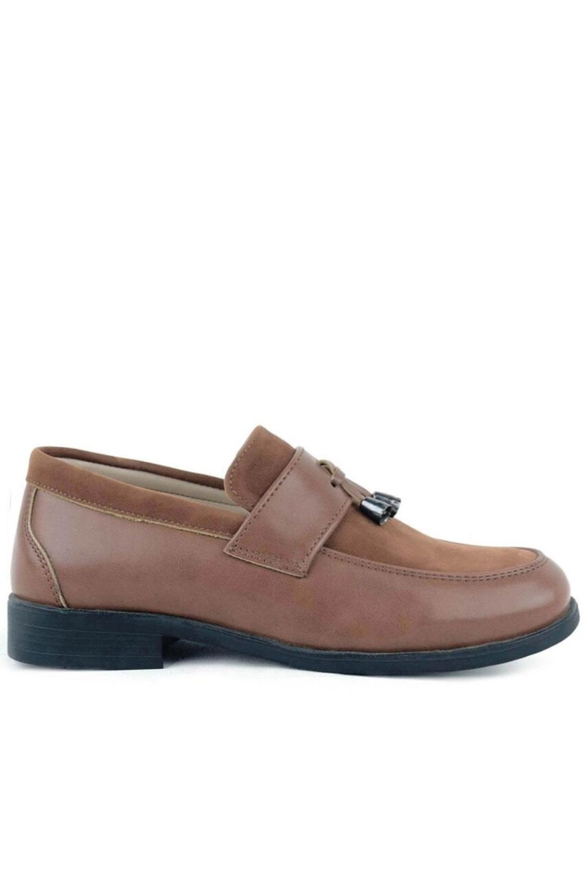 Rakerplus Taba Klasik Loafer Erkek Çocuk Ayakkabı - 2