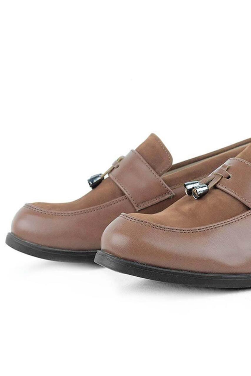 Rakerplus Taba Klasik Loafer Erkek Çocuk Ayakkabı - 5