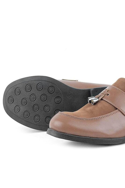 Rakerplus Taba Klasik Loafer Erkek Çocuk Ayakkabı - 6