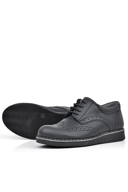 Rakerplus Hidra Yüksek Taban Bağcıklı Erkek Genç Okul Ayakkabısı - 5