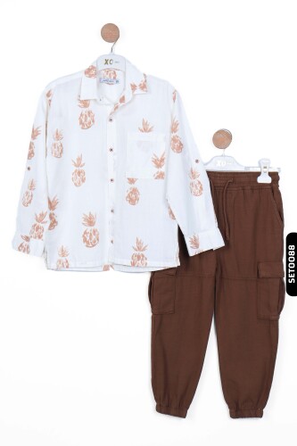 Erkek Çocuk Pantolon Takım 5-14 Kahverengi - ESCABEL