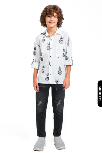 Erkek Çocuk Pantolon Takım 5-14 Siyah - ESCABEL