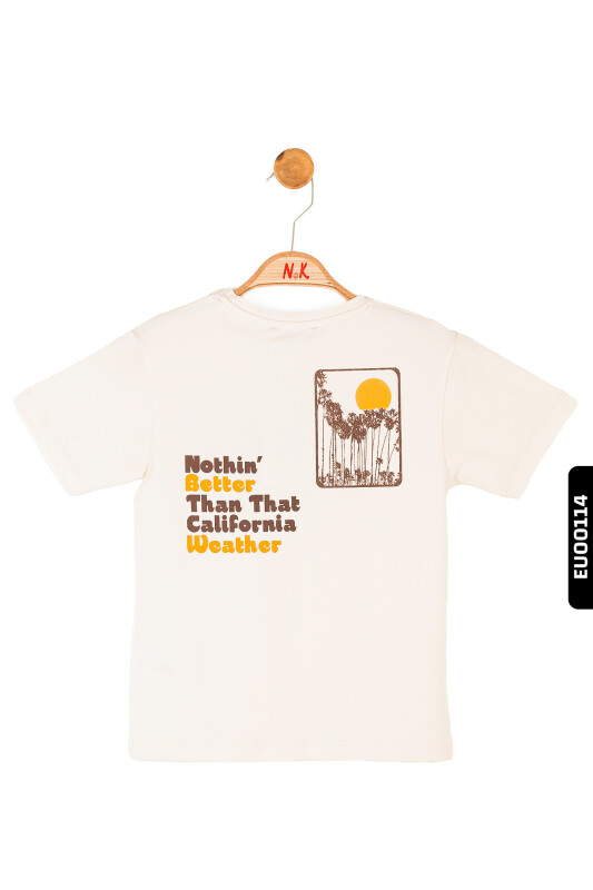 Şortlu T-kollu Dijital Baskılı Kombin Takım 4-8 Yaş SET0210 - 6