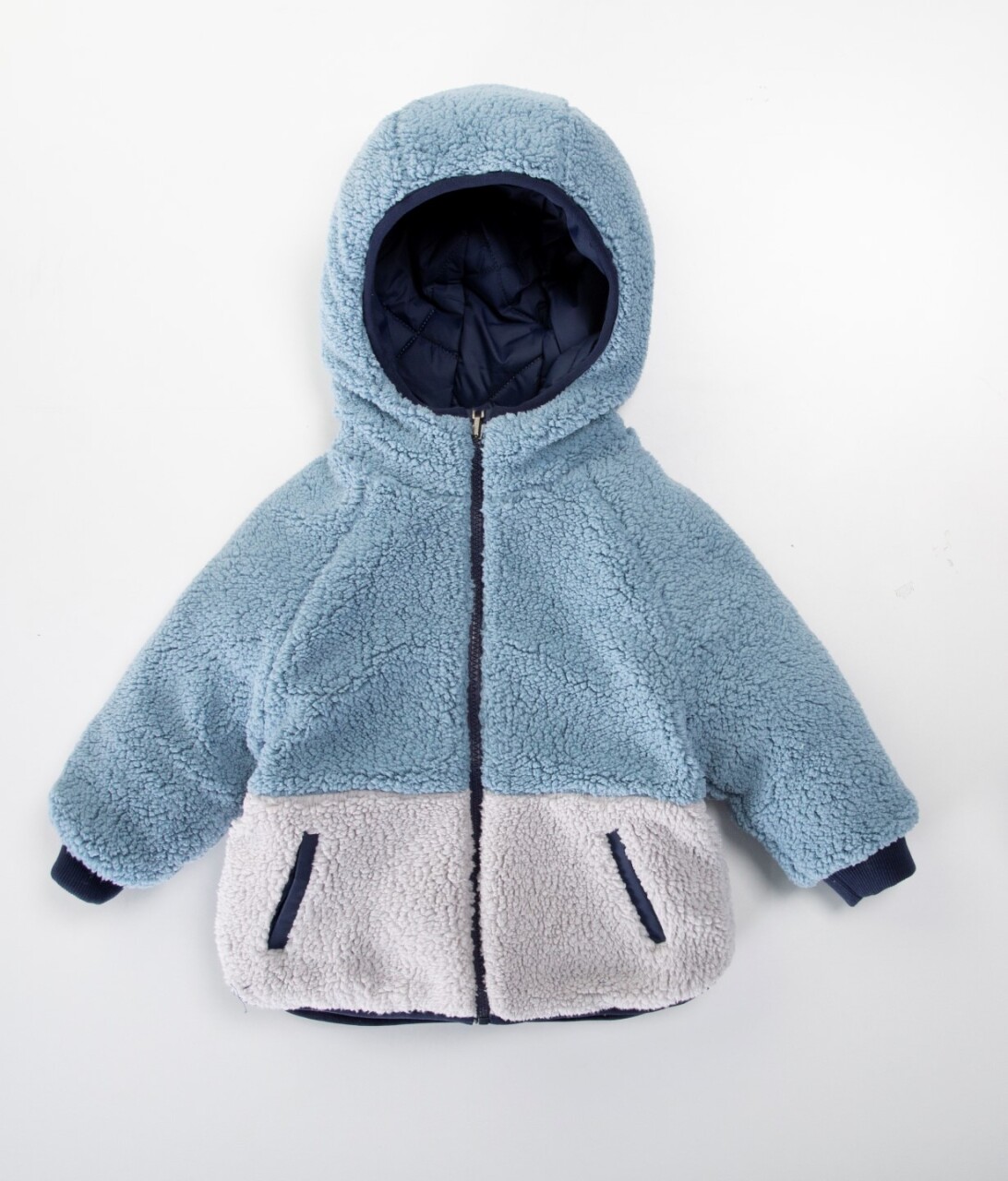 Erkek Çocuk Mont 6-10 Yaş 51397 Lacivert - 4