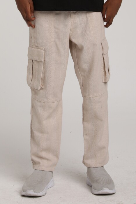 Erkek Çocuk Pantolon 4-8 Yaş 2524 Natural - 1