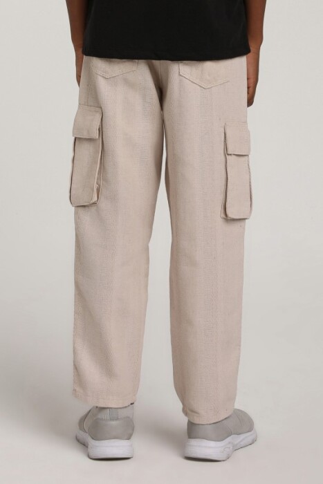 Erkek Çocuk Pantolon 4-8 Yaş 2524 Natural - 4