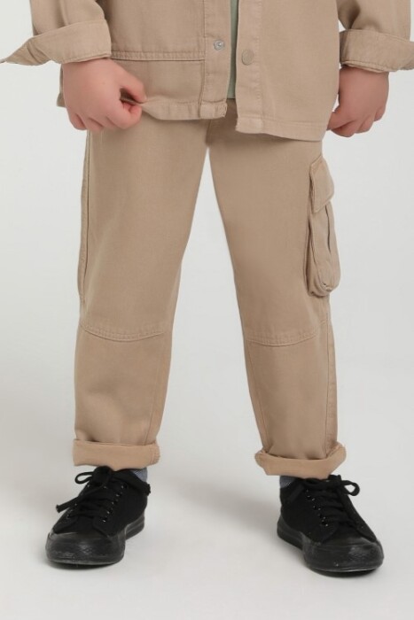 Erkek Çocuk Pantolon 1-4 Yaş 2545 Camel - 1