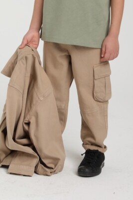 Erkek Çocuk Pantolon 1-4 Yaş 2545 Camel - 3