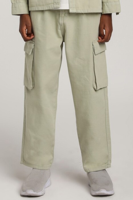 Erkek Çocuk Pantolon 4-8 Yaş 2556 Yeşil - 1