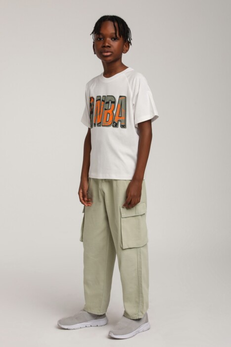 Erkek Çocuk Pantolon 4-8 Yaş 2556 Yeşil - 2