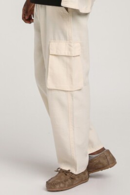 Erkek Çocuk Pantolon 4-8 Yaş 2556 Ekru - 4