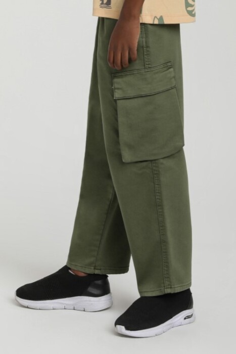 Erkek Çocuk Pantolon 4-8 Yaş 2573 Haki - 3