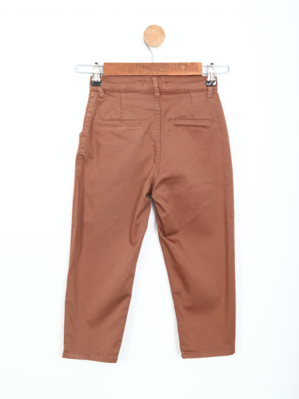 Erkek Çocuk Pantolon 4-8 Yaş 2571 Kahve - 3