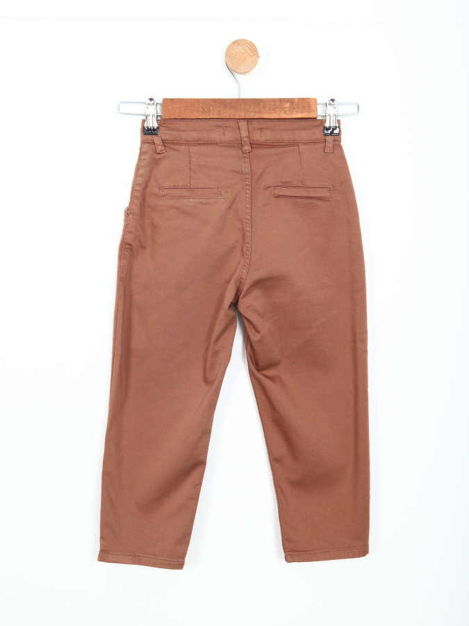 Erkek Çocuk Pantolon 4-8 Yaş 2571 Kahve - 3