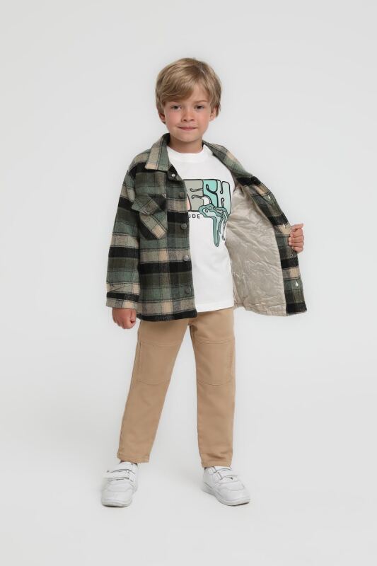 Erkek Çocuk Pantolon 9-13 Yaş 24025 Camel - 2