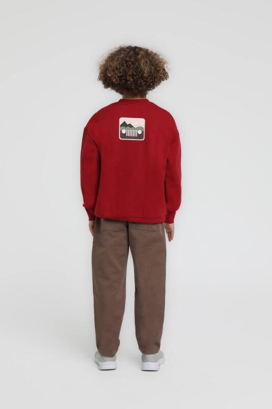 Erkek Çocuk Pantolon 9-13 Yaş 2441 Kahve - 4