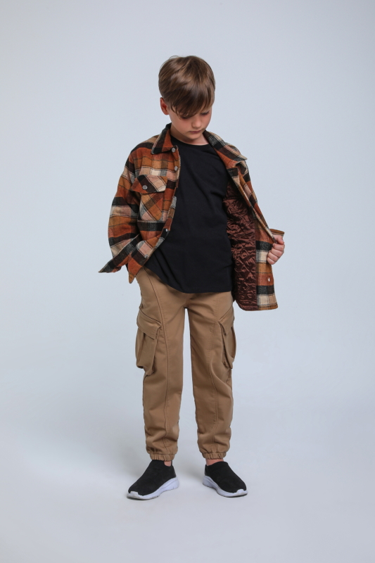 Erkek Çocuk Pantolon 4-8 Yaş 24025 Kahve - 2