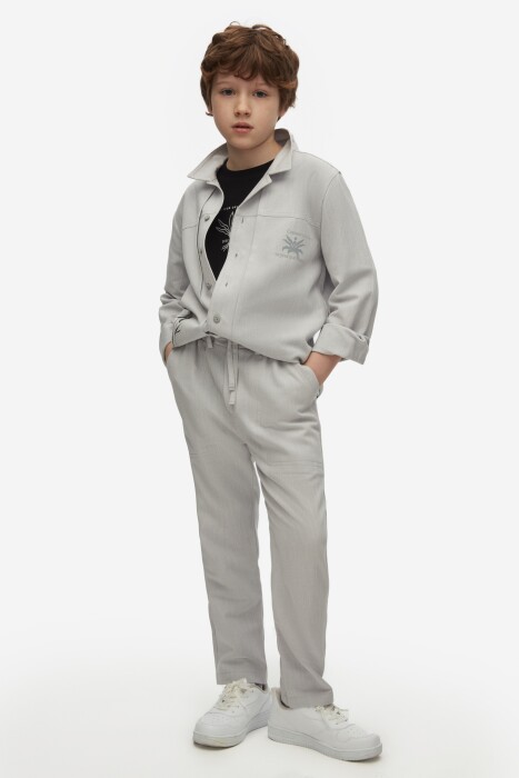 Erkek Çocuk Pantolon 8-14 Yaş 68325 Lacivert - 3