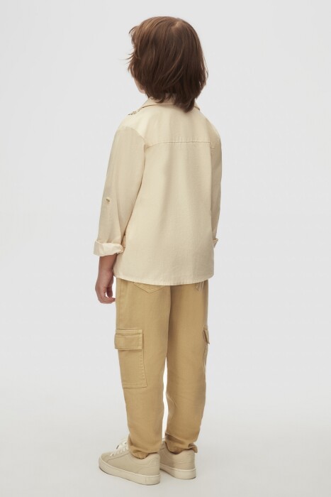 Erkek Çocuk Pantolon 4-8 Yaş 68511 Sarı - 3