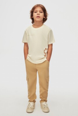 Erkek Çocuk Pantolon 4-8 Yaş 68511 Sarı - 4