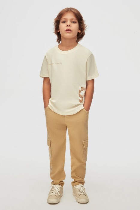 Erkek Çocuk Pantolon 4-8 Yaş 68511 Sarı - 4