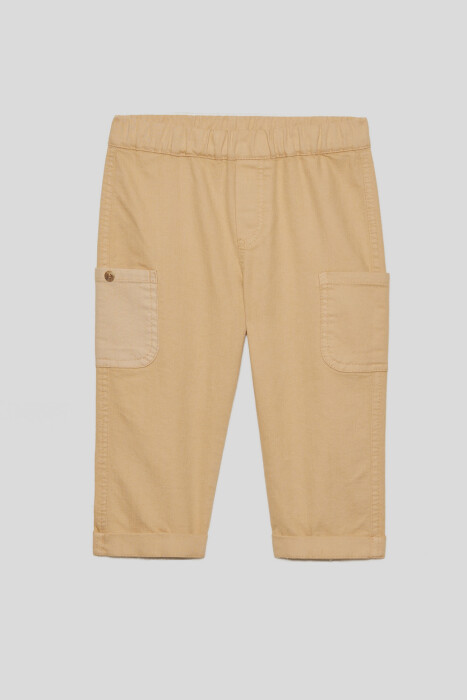 Erkek Çocuk Pantolon 9Ay-3 Yaş 68607 Camel - 1