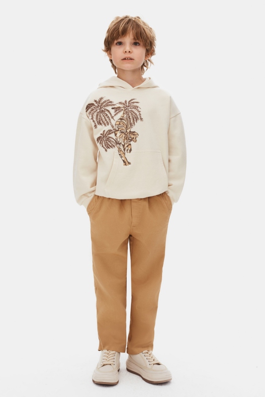 Erkek Çocuk Pantolon 8-14 Yaş 69308 Camel - 3