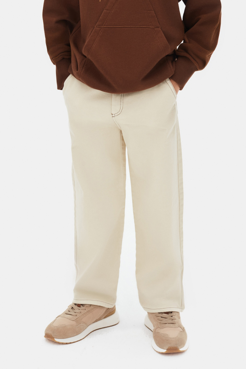 Erkek Çocuk Pantolon 8-14 Yaş 69312 Bej - 1