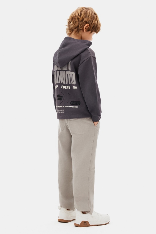 Erkek Çocuk Pantolon 8-14 Yaş 69316 Gri - 3