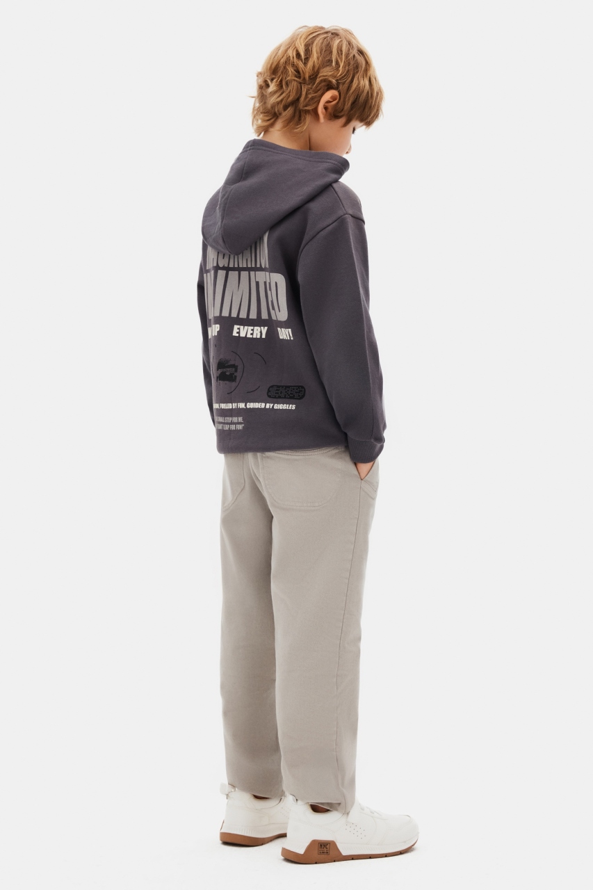 Erkek Çocuk Pantolon 8-14 Yaş 69316 Gri - 3