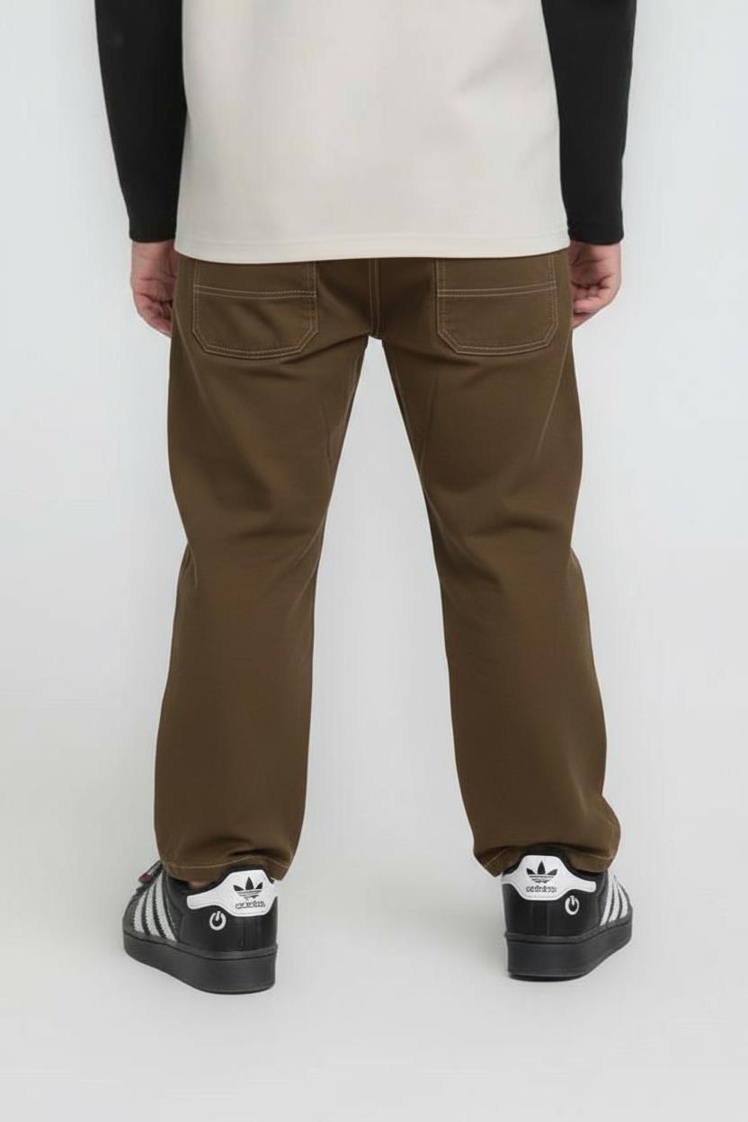 Erkek Çocuk Pantolon 8-14 Yaş 69317 Haki - 2